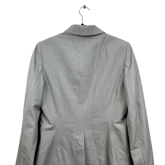 The Limited Womens Blazer Suit 3 Button Vented Lined Long Sleeve Light Gray Sz 6 - Picture 5 of 5
